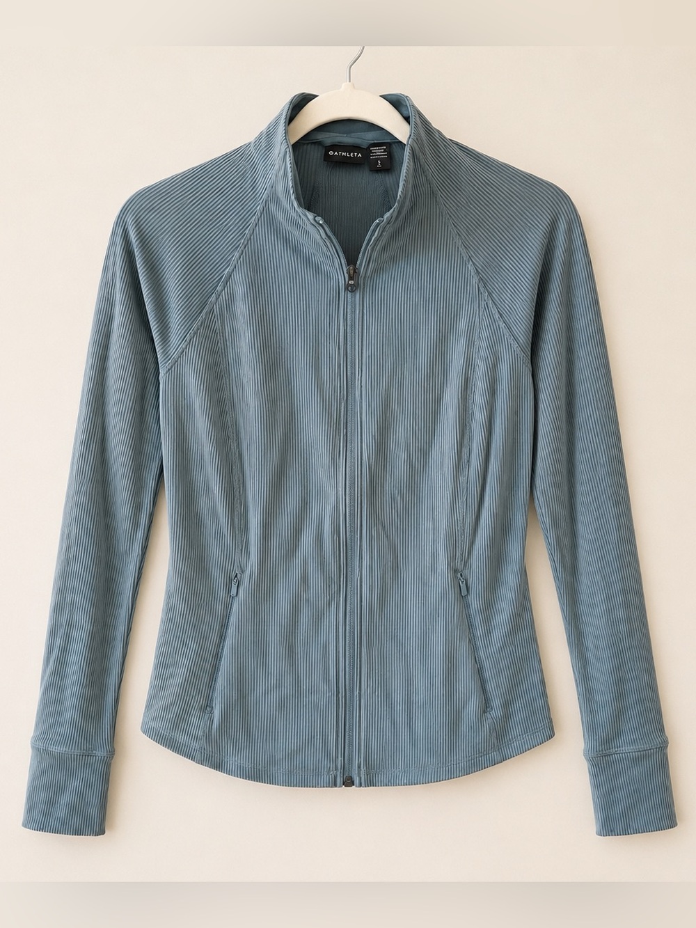 Athleta Ribbed Zip Jacket • Women’s Small Petite